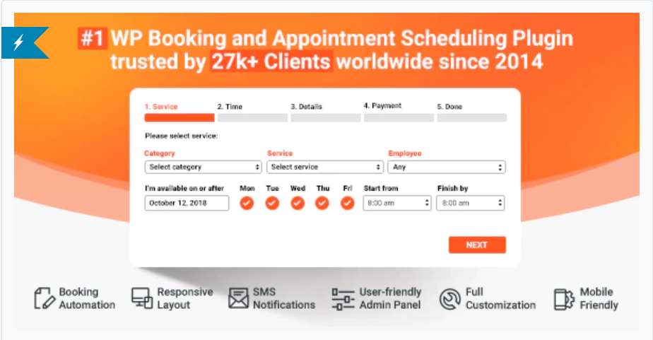 wordpress booking plugins