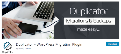 Duplicator Backup Plugin