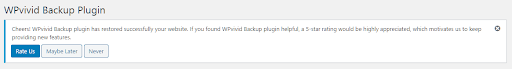 restore WordPress
