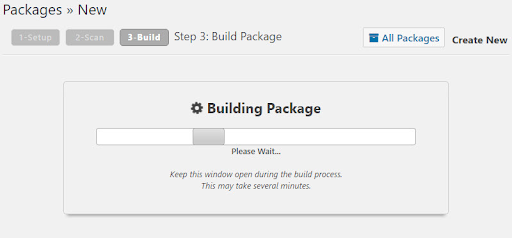 WordPress backup and restore