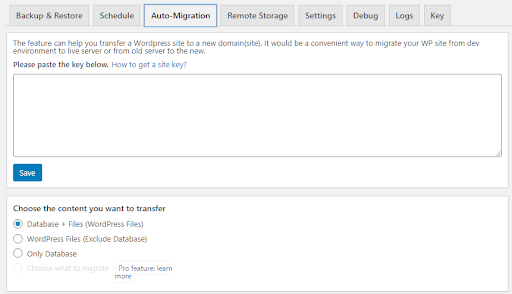 restore WordPress