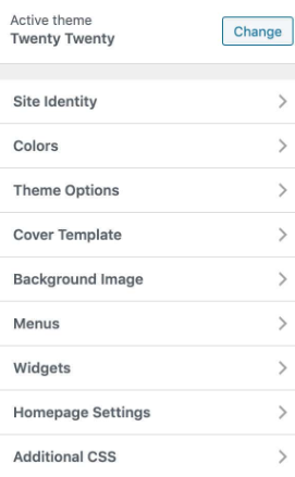 Blog options