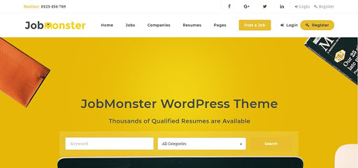 best job portal wordpress themes