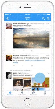 twitter account screen